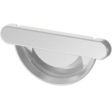 Fond de gouttière demi-rond en métal pour la gouttière de toit.