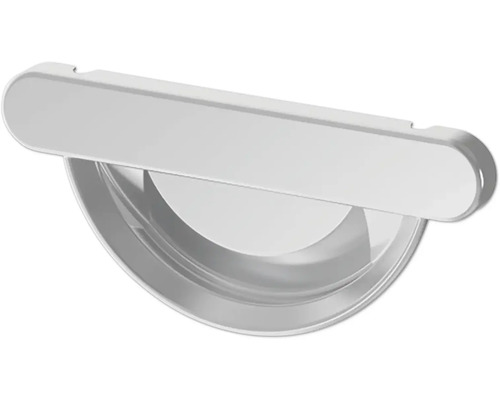 Fond de gouttière demi-rond en métal pour la gouttière de toit.