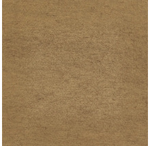 Nahaufnahme einer braunen Holzfaserplatte mit feiner, gepresster Faserstruktur.