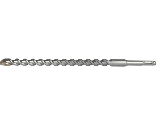Steinbohrer mit SDS plus Aufnahme und Spiralnut für effizienten Bohrmehltransport.