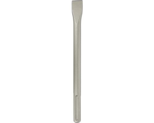 Burin plat en acier pour perforateurs avec emmanchement SDS-plus.