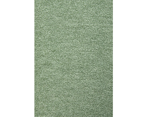 Nahaufnahme eines grünen Teppichbodens mit strukturierter Oberfläche.