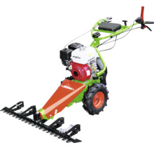 Motofaucheuse Agria 5300 avec moteur Honda et barre de coupe.