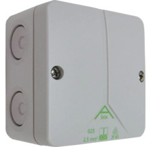 Boîte de dérivation Spelsberg Abox 025 grise en plastique, indice de protection IP 65, pour câbles jusqu'à 2,5 millimètres carrés.