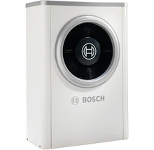 Bosch Wärmepumpe Außeneinheit mit großem Rundventilator und Bosch Logo