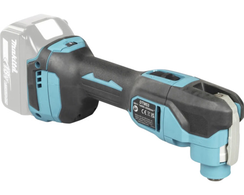 Makita Akku-Multitool DTM53 18 Volt mit Akku und gummiertem Griff.