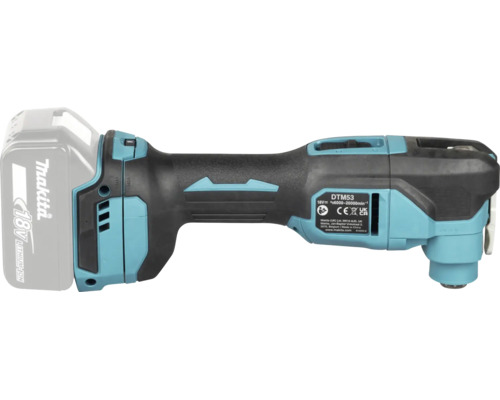 Makita Akku-Multifunktionswerkzeug DTM53 18 Volt mit ergonomischem Griff.
