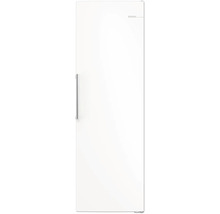 Réfrigérateur pose libre Bosch blanc avec poignée verticale en métal.