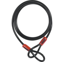Câble à boucles ABUS en acier pour sécuriser les vélos et le matériel.