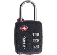 Cadenas à code TSA ABUS avec ABUS Logo, code à trois chiffres et anse en métal.