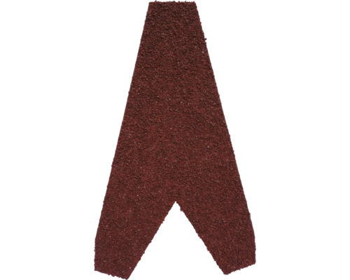 Shingle bitumé en forme de queue de castor avec surface granulée rouge