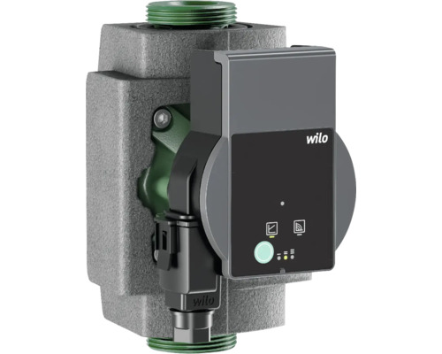 Circulateur à haut rendement Wilo avec coque isolation thermique pour chauffage et climatisation.