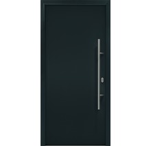 Haustür mit Edelstahlgriff