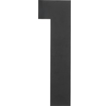 Numéro de rue Intersteel 1 XXL 500 mm noir mat