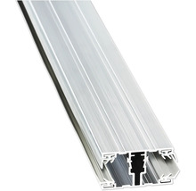 Aluminiumprofil für Montagesysteme, Querschnitt einer Metallschiene.