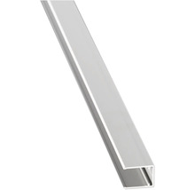 Profilé en U en aluminium pour une utilisation universelle dans l'aménagement intérieur et la fabrication de meubles.