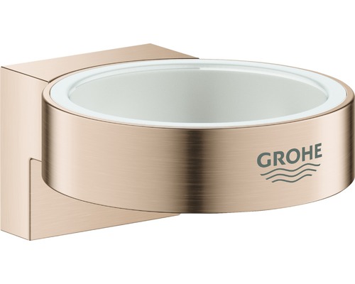 Halter GROHE Selection für Seifenspender und Zahnputzbecher warm sunset gebürstet 41027DL0