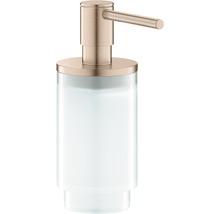 Seifenspender aus Glas und Metall