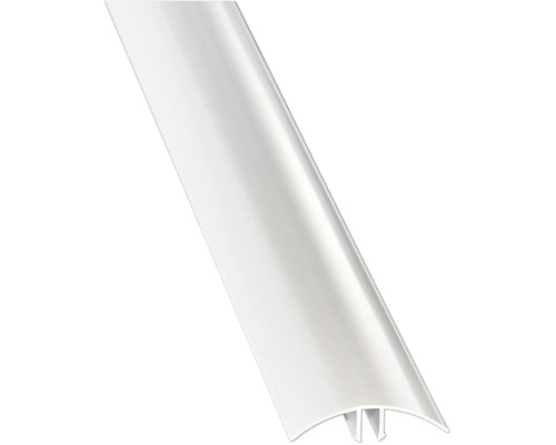 Profilé d'angle intérieur en plastique pour panneaux muraux.