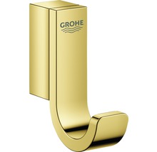 Logo Grohe sur un seul crochet à vêtements doré