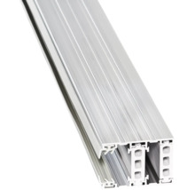 Rail à rideaux à trois voies en aluminium.