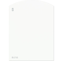Farbmuster für Wandfarbe, Weiß, Code G39, Kennnummer 05.17.01.