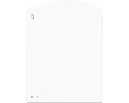Échantillon de couleur pour peinture murale, blanc, code G39, identifiant 05.17.01.