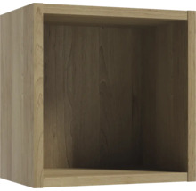 Étagère murale - L x h x p 30 cm x 30 cm x 20 cm couleur façade hêtre truffe 292-A-03005