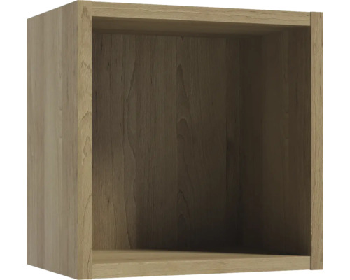Étagère murale - L x h x p 30 cm x 30 cm x 20 cm couleur façade hêtre truffe 292-A-03005