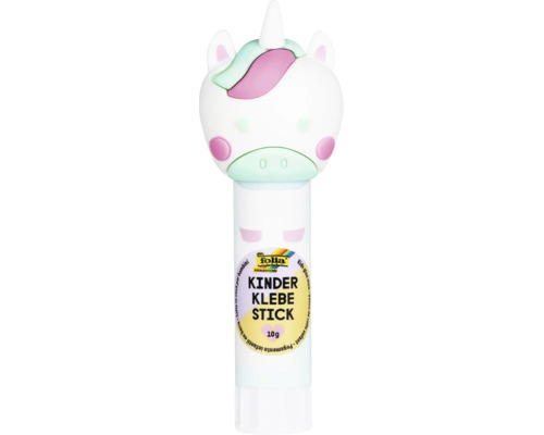 Bâton de colle pour enfants Folia 10 grammes avec bouchon licorne.