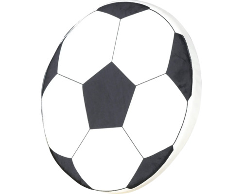 Sticker mural en forme de ballon de football avec un motif classique.