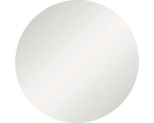 Miroir mural rond sans cadre.