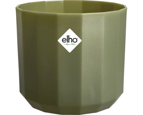 Cache-pot octogonal en plastique avec elho Logo.