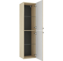Hochschrank RIETTI BxHxT 35 cm x 140 cm x 32 cm Frontfarbe eiche vicenza 292-C-03504