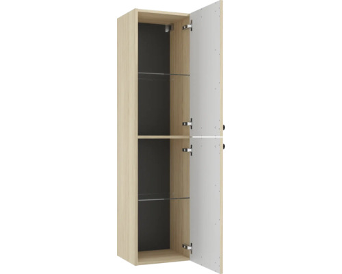 Hochschrank RIETTI BxHxT 35 cm x 140 cm x 32 cm Frontfarbe eiche vicenza 292-C-03504