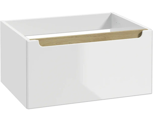 Meuble sous vasque STILLA L x h x p 60 cm x 30 cm x 45 cm couleur façade blanc 292-B-06001