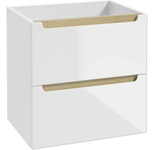 Meuble sous vasque STILLA L x h x p 60 cm x 60 cm x 45 cm couleur façade blanc 292-B-06002