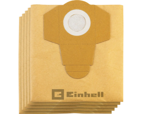 Sacs pour aspirateur Einhell en papier, 5 pièces.