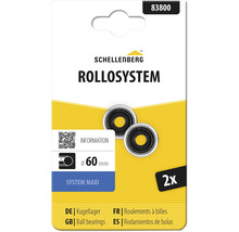 Roulements à billes Schellenberg pour système de volet roulant Maxi, 2 pièces, diamètre 40 millimètres