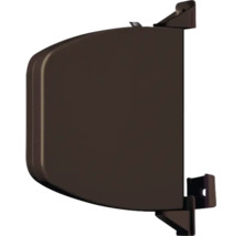 Support mural marron pour store latéral en plastique