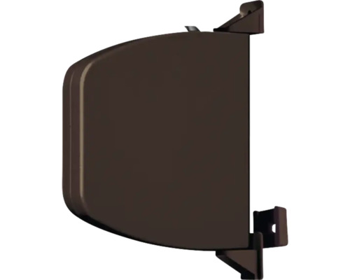 Support mural marron pour store latéral en plastique
