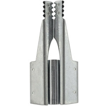 Tendeur de fil métallique avec mâchoires dentées et pièce centrale cylindrique.