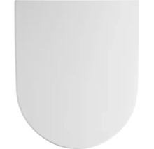 Abattant de toilette en forme de U au design épuré.