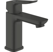 Mitigeur monocommande de lavabo Grohe en noir mat pour la salle de bains.