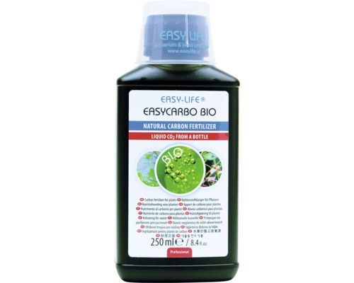 Engrais liquide au carbone Easy-Life EasyCarbo Bio pour plantes d'aquarium, 250 millilitres