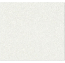 Papier peint intissé blanc avec une structure fine et granuleuse, aspect crépi.