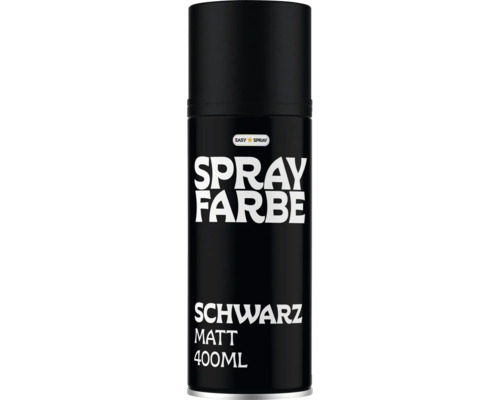Sprühfarbe Easy Spray, Schwarz matt, 400 Milliliter