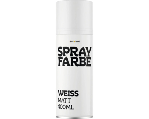 Sprayfarbe Easy Spray weiß matt 400 Milliliter