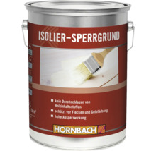 Primaire isolant Hornbach, peinture de fond barrière pour bois prévenant les taches et le jaunissement.