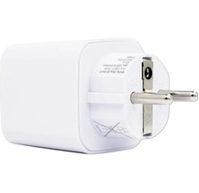 Smarte WLAN-Steckdose Shelly Plug M Generation 3 an Wäiss.
